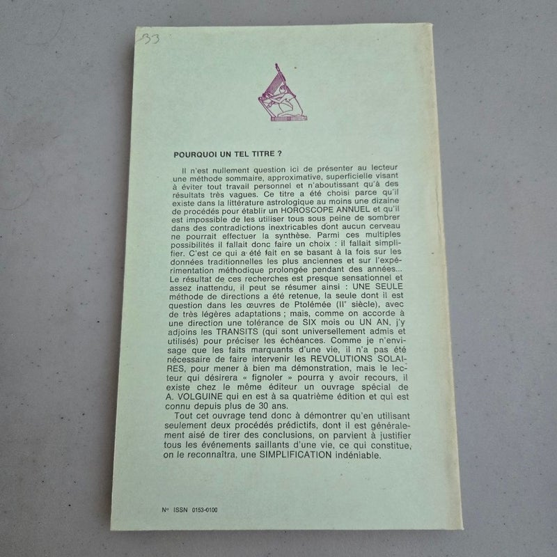 L'horoscope annuel simplifié