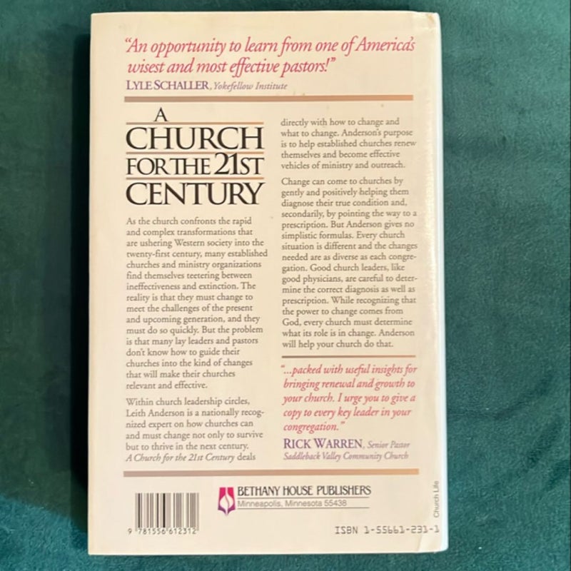 A Church for the Twenty-First Century