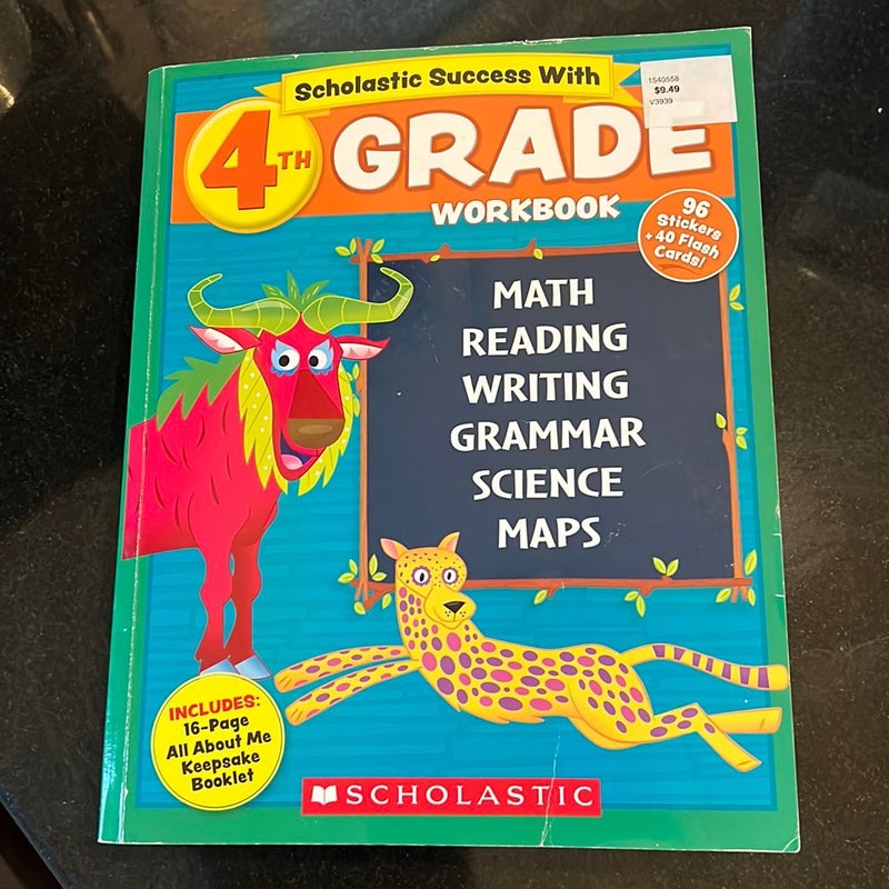 Scholastic success with 4th grade workbook