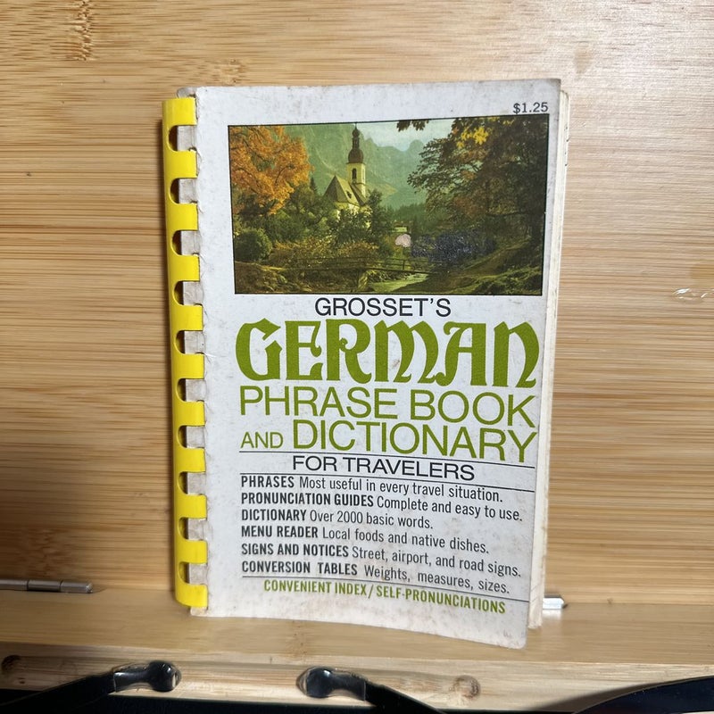 Grosset's German Phrase Book and Dictionary