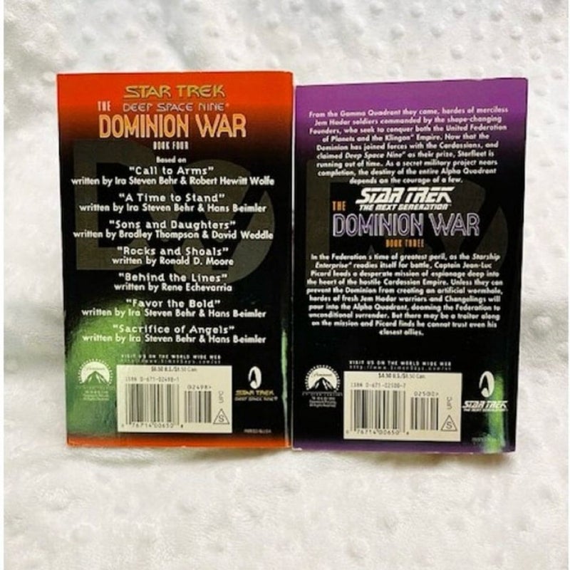 Star Trek The Dominion War Complete Books 1-4