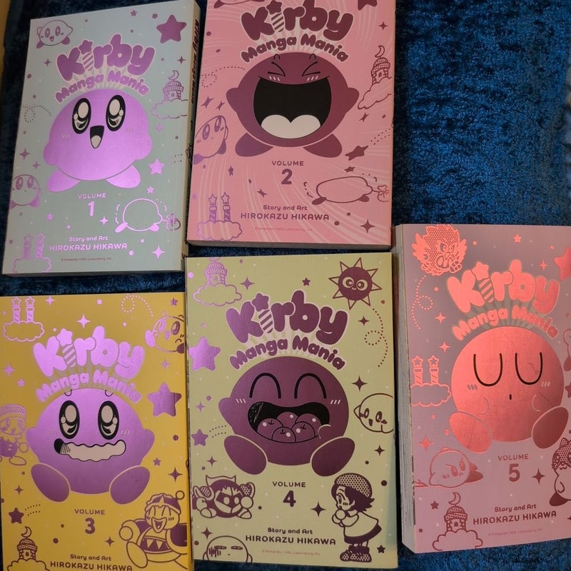 Kirby Manga Mania, Vol. 5 1-5 BUNDLE set