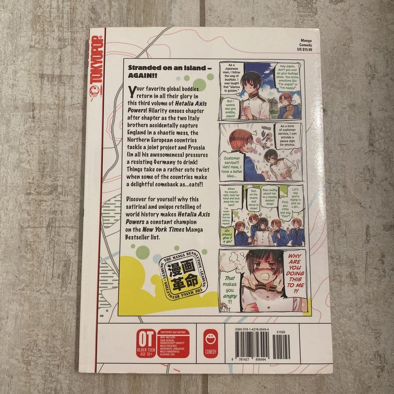 Hetalia Axis Powers 3-book bundle