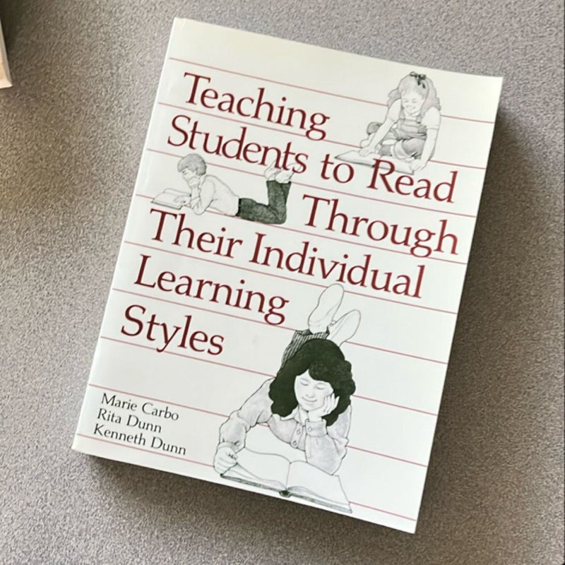 Teaching students to reading through their individual learning styles