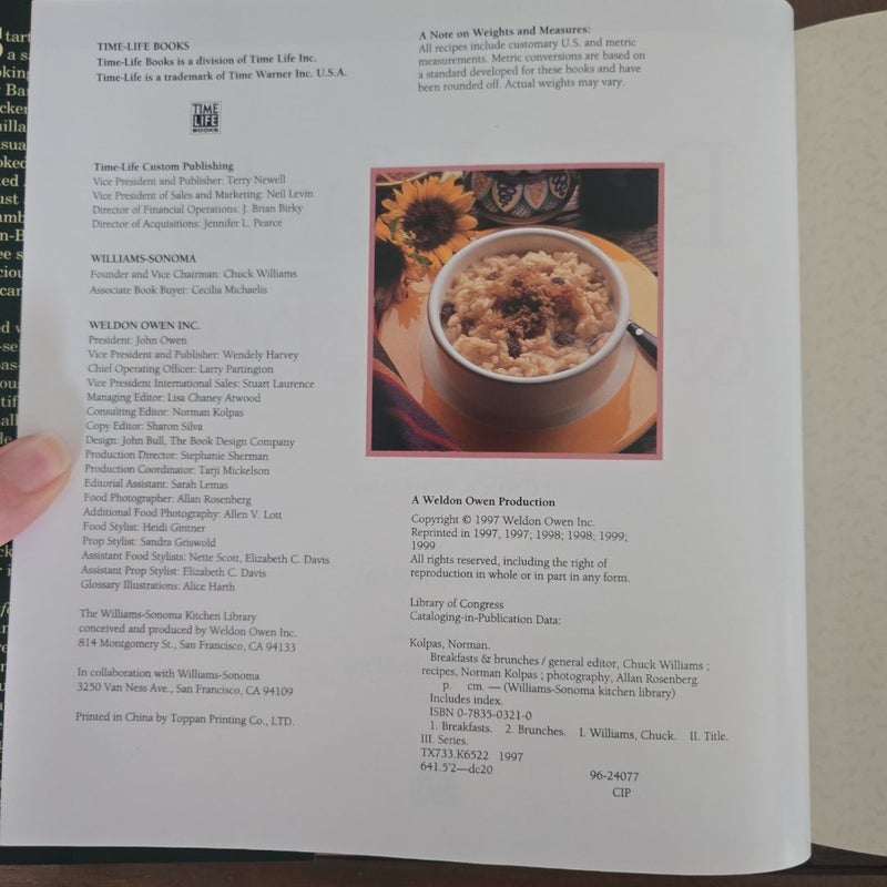Breakfasts and Brunches