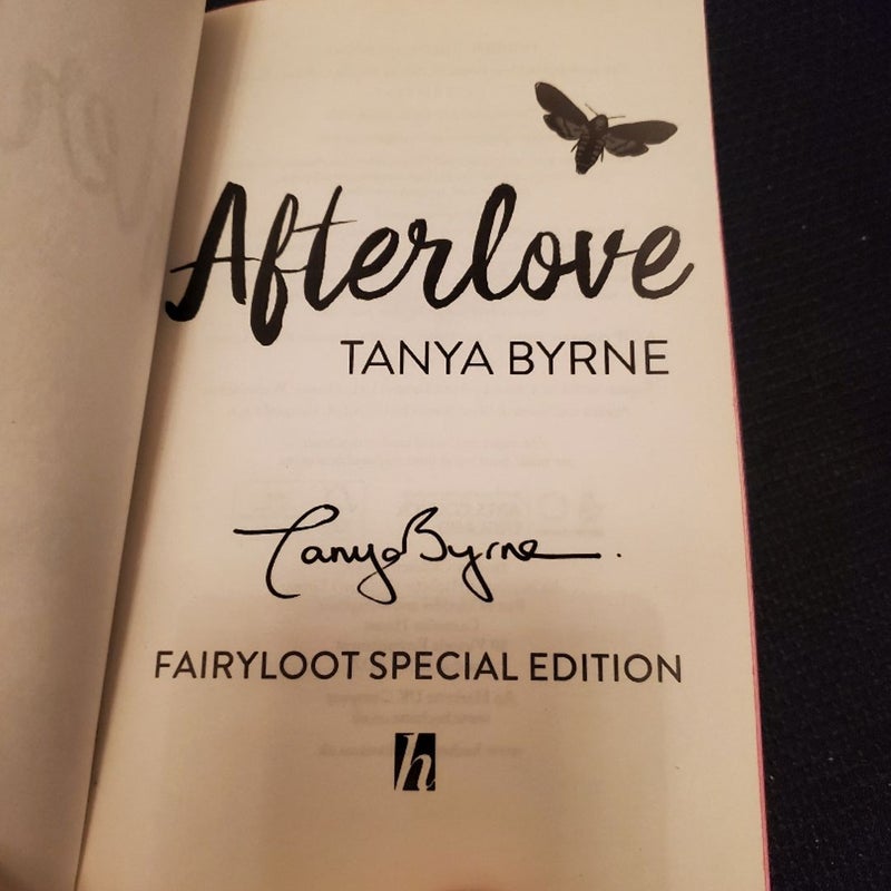 Afterlove autographed fairyloot special edition 