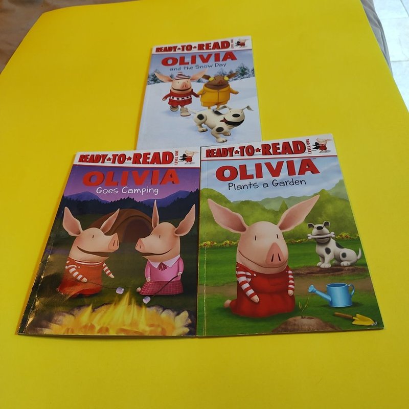 3- Olivia ready to read books level 1