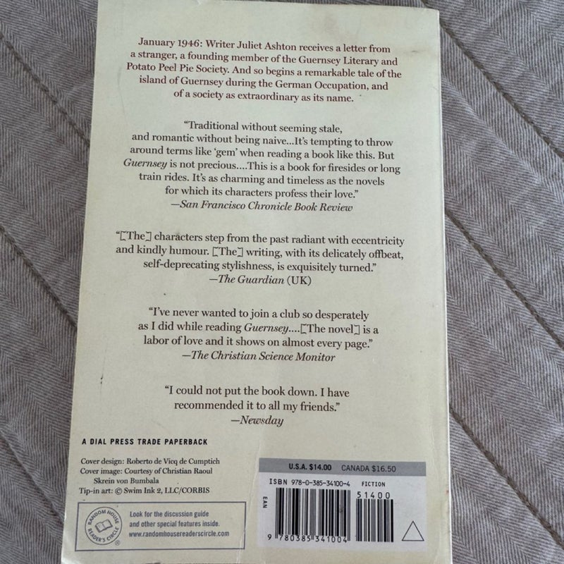 The Guernsey Literary and Potato Peel Pie Society