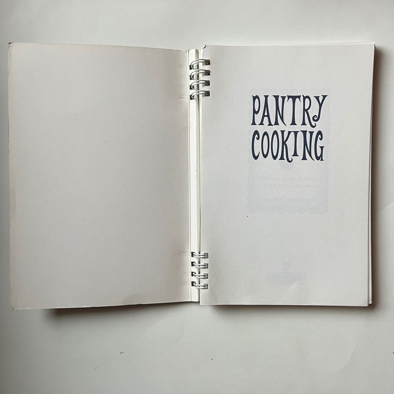 Pantry Cooking