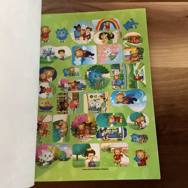 Daniel Tiger Coloring and Activity Book with Stickers