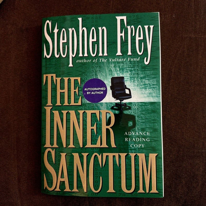The Inner Sanctum *Signed advance reading copy