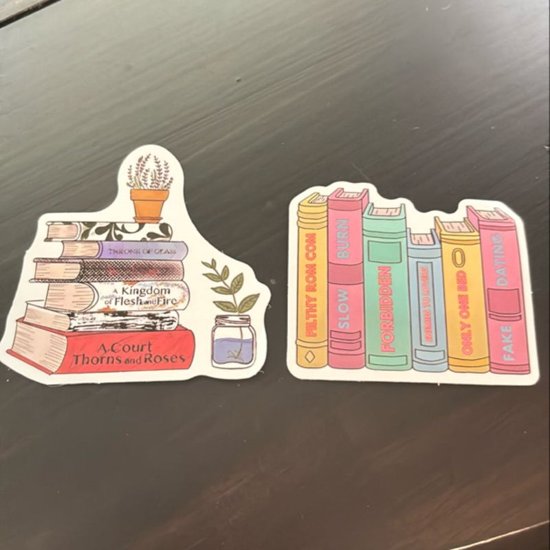 *Spicy* Bookish Stickers