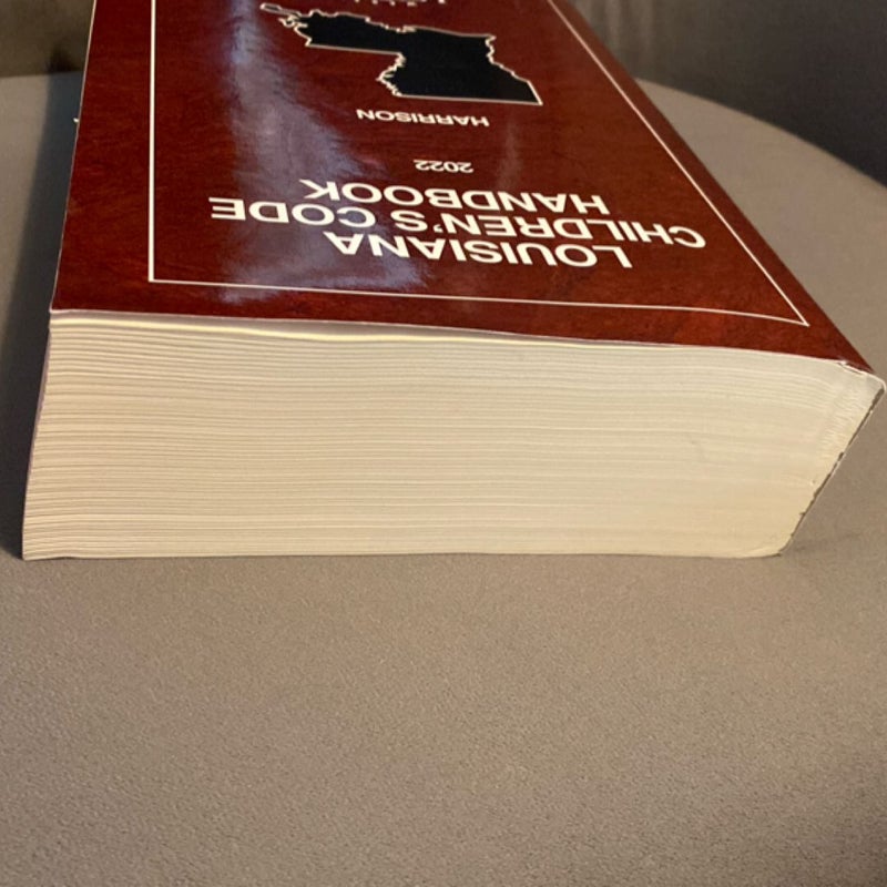Louisiana Children’s Code Handbook 2022