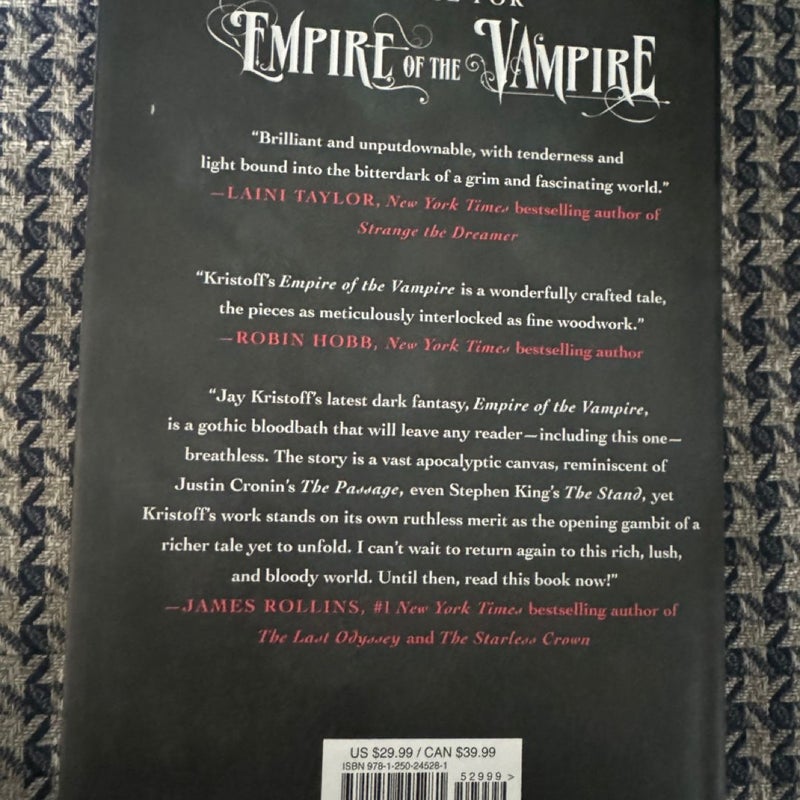 Empire of the Vampire Signed 1st Ed.