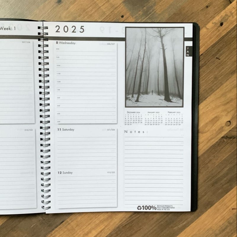 Black and White Weekly Planner