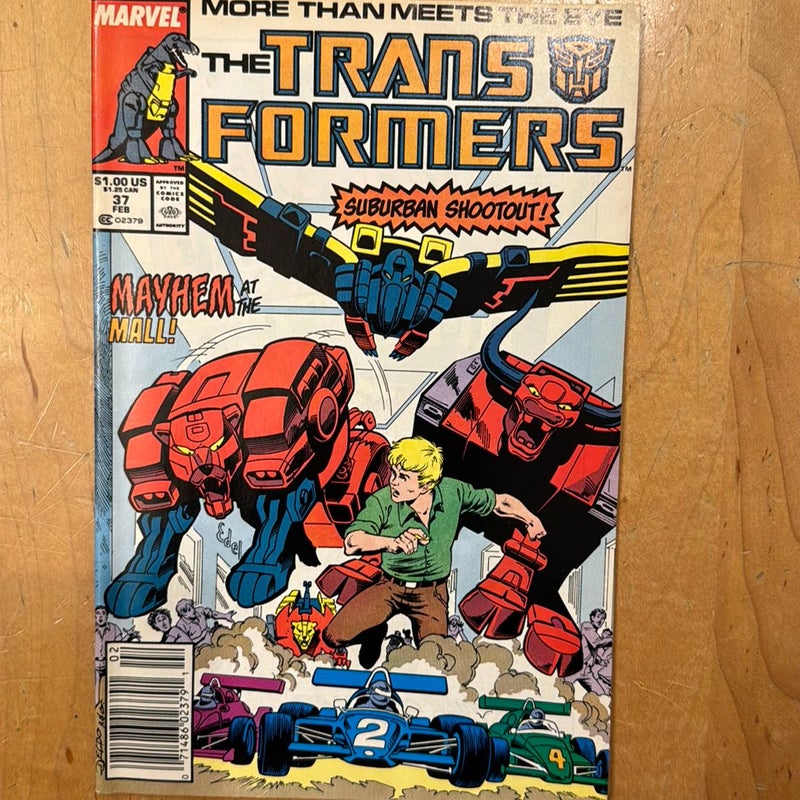 The Ttansformers 37 Feb Marvel comic