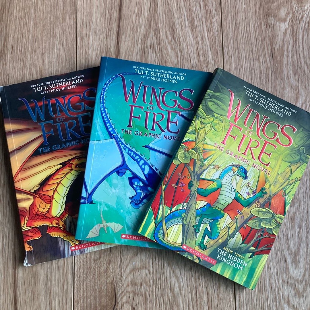 Wings of Fire Graphic Novel (3) Book Bundle #1-3 by Tui T. Sutherland,  Paperback