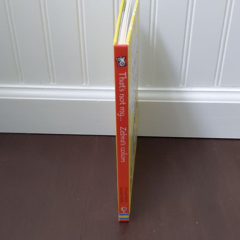 Usborne That's Not My... Zebra's Colors
