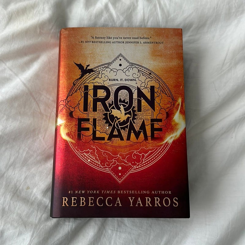 Iron Flame by Rebecca Yarros, Hardcover, Iron Flame 