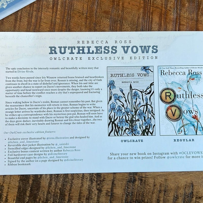 Ruthless Vows (OWLCRATE SIGNED SPECIAL EDITION)