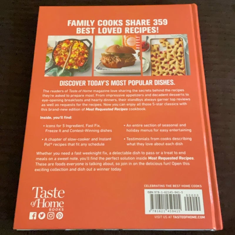 Taste of Home Most Requested Recipes 2023