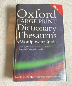 Oxford Large Print Dictionary, Thesaurus, and Wordpower Guide 33
