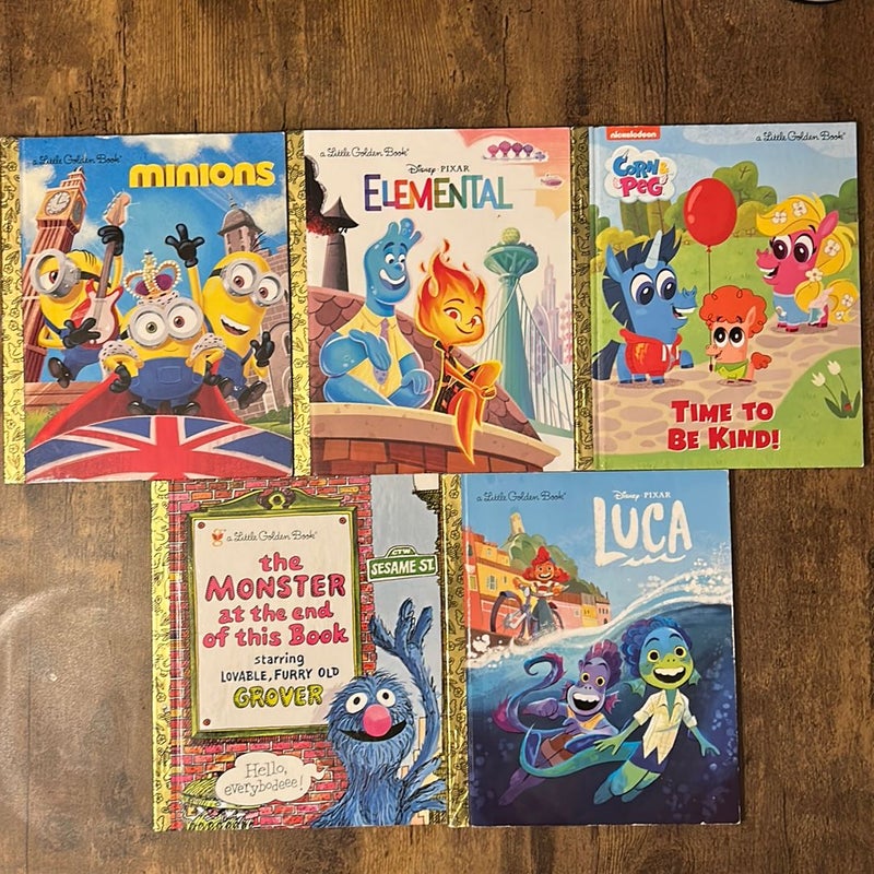 Golden Books Cartoon Bundle (5 Books)