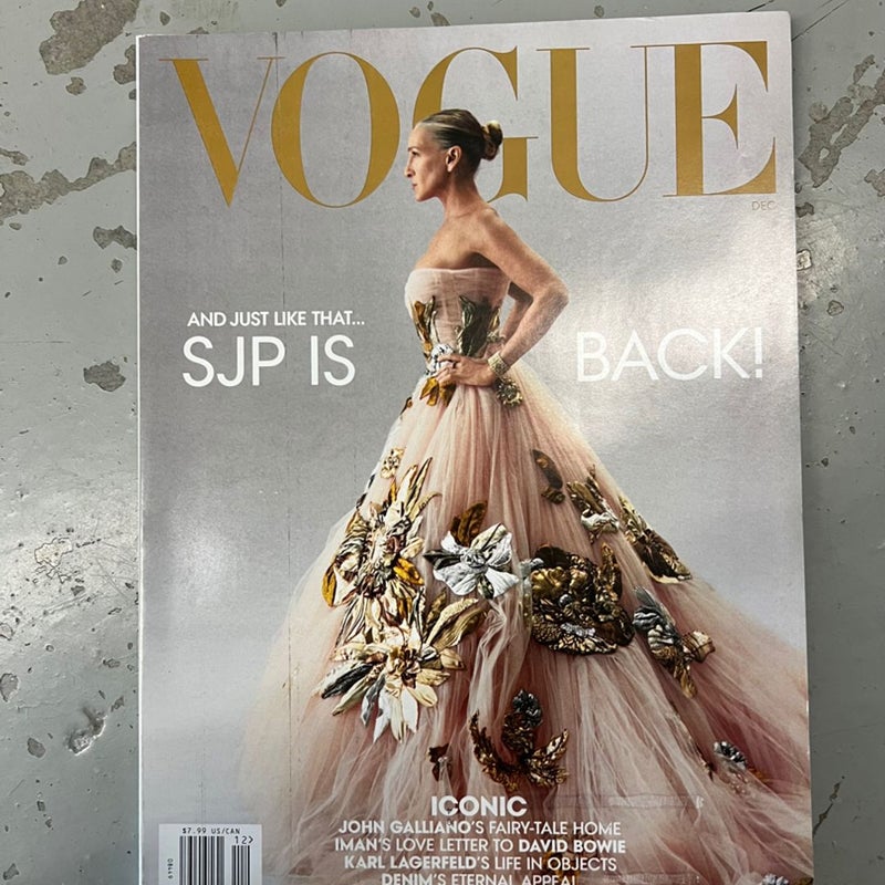 Sarah Jessica Parker Vogue December 2021 