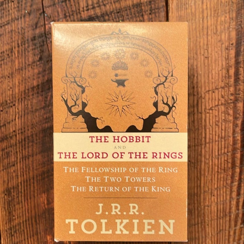 J.R.R. Tolkien 4-Book Boxed Set: The Hobbit and discount The Lord of the Rings