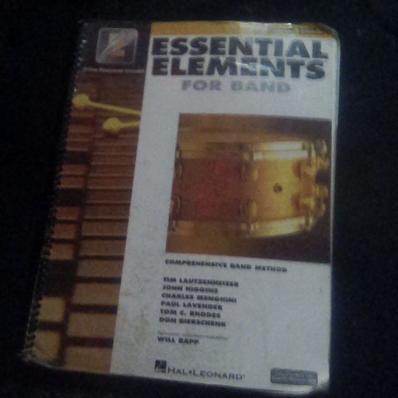 Essential Elements for Band - Percussion/Keyboard Percussion Book 1 with EEi (Book/Online Audio)