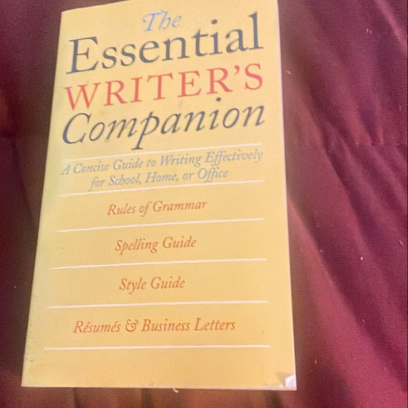 Essential Writer’s Companion 