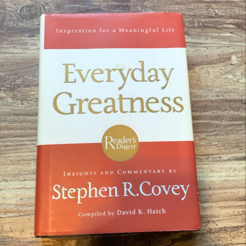 Everyday Greatness