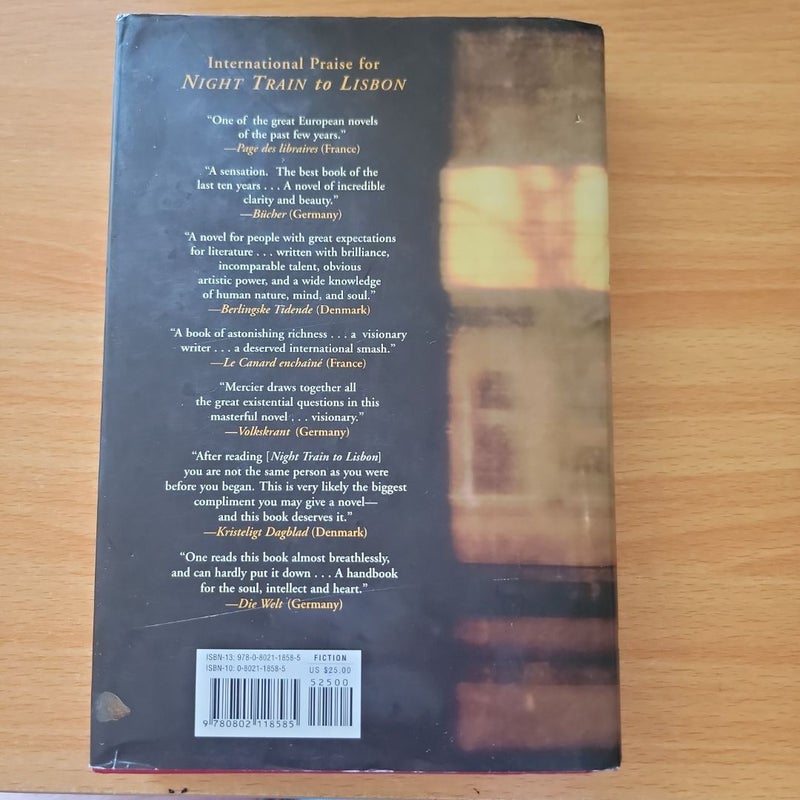 Night Train to Lisbon (2004 First Edition)
