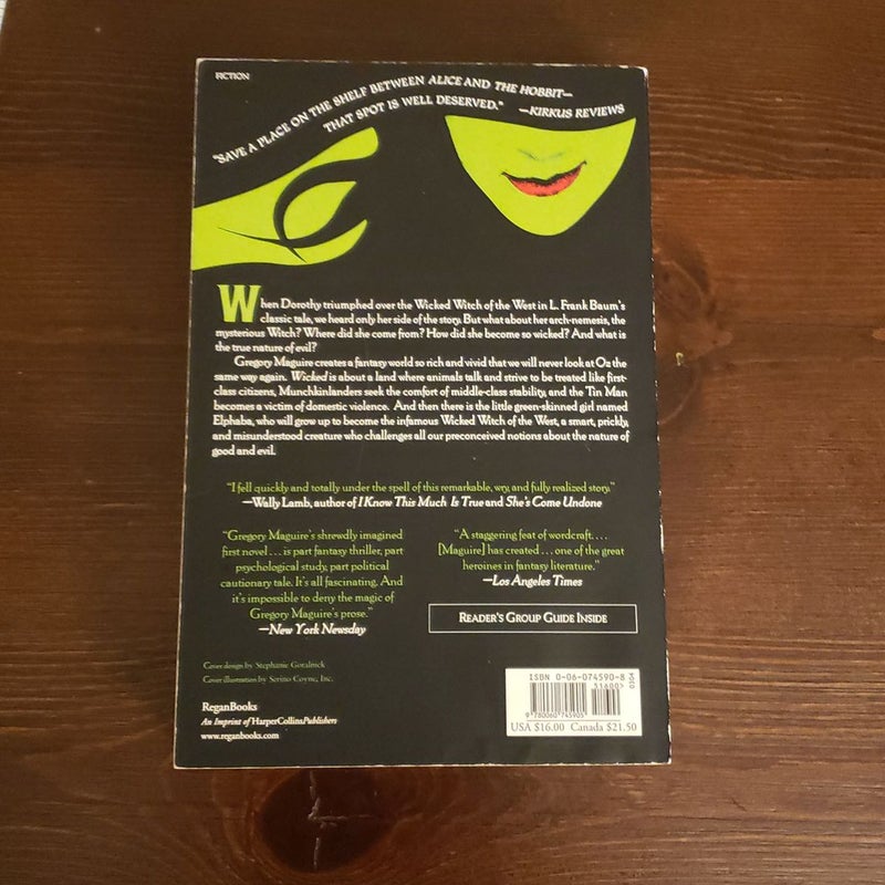 Wicked Musical Tie in Edition