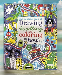 Drawing, Doodling and Coloring Book Boys