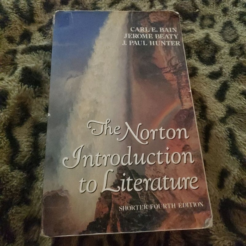 THE NORTON INTRODUCTION TO LITERATURE 