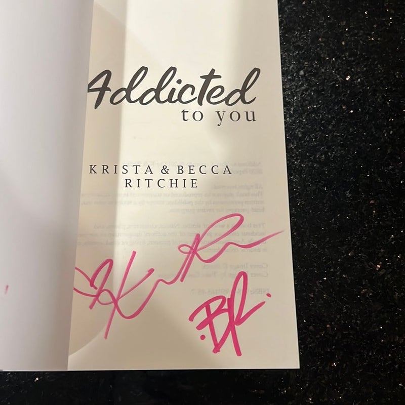 OOP *SIGNED* Addicted/Calloway Sisters Series