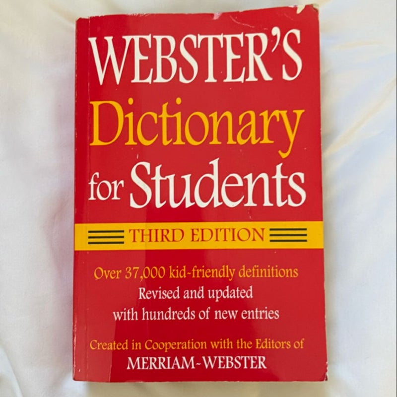 Webster's Dictionary for Students, Third Edition