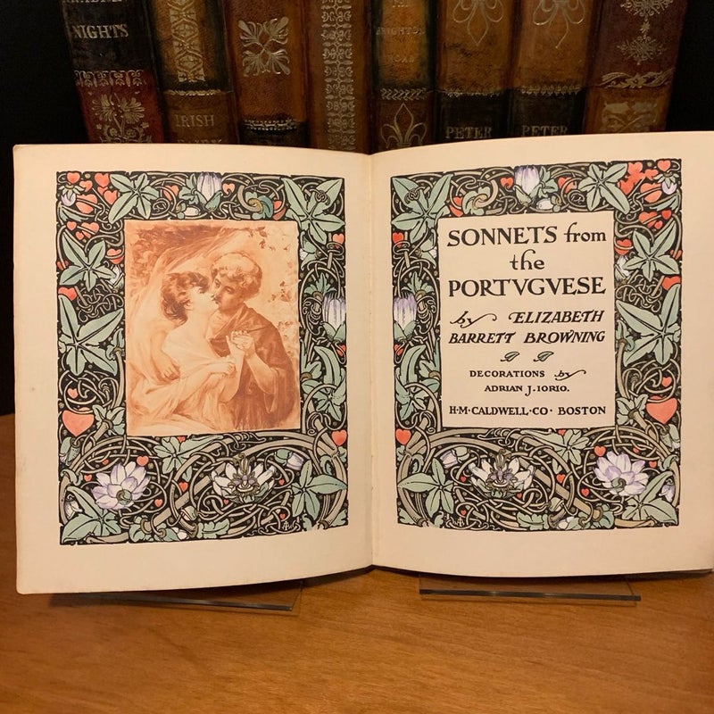 Sonnets from the Portugese, Vintage 1904 Caldwell Edition, Limited to 1000 copies