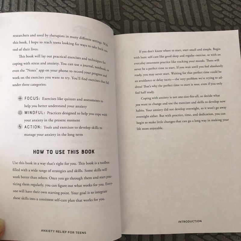 Anxiety Relief for Teens: Essential CBT Skills and Mindfulness Practices to  Overcome Anxiety and Stress