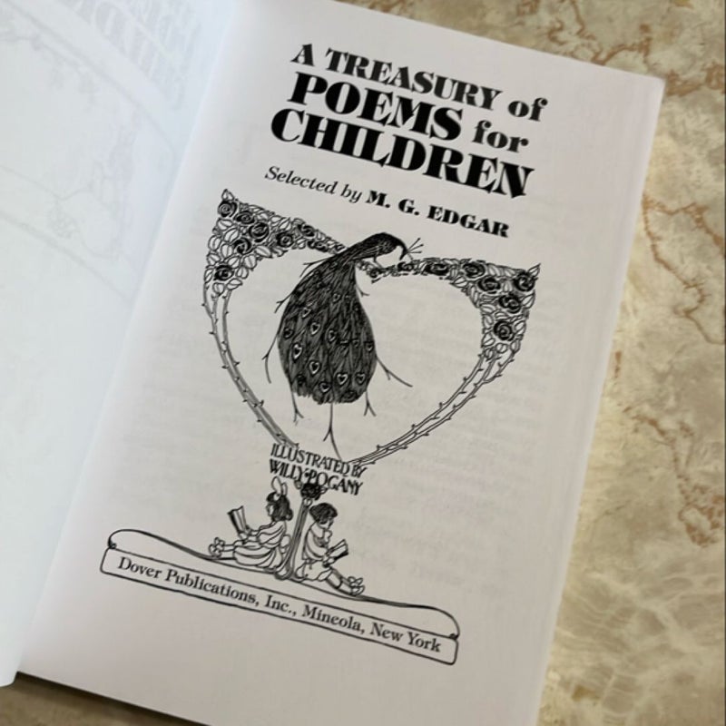A Treasury of Poems for Children