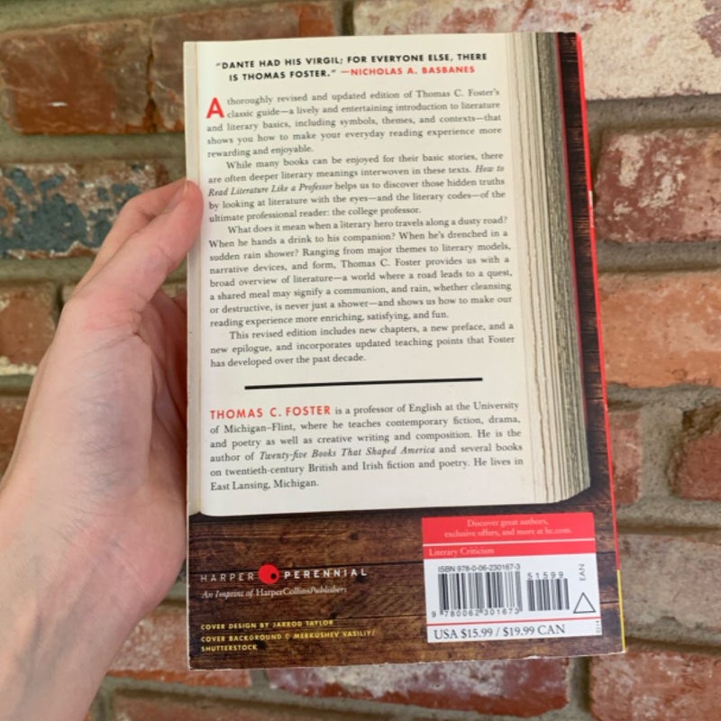 How to Read Literature Like a Professor Revised Edition