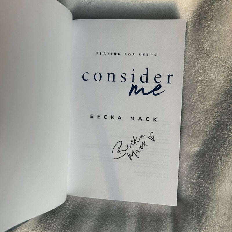 Consider Me, Book by Becka Mack, Official Publisher Page