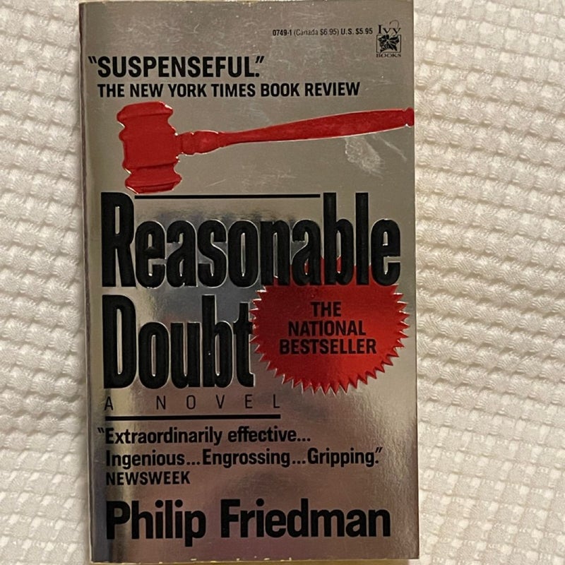 Reasonable Doubt. MINT CONDITION!!! (1990) First Print