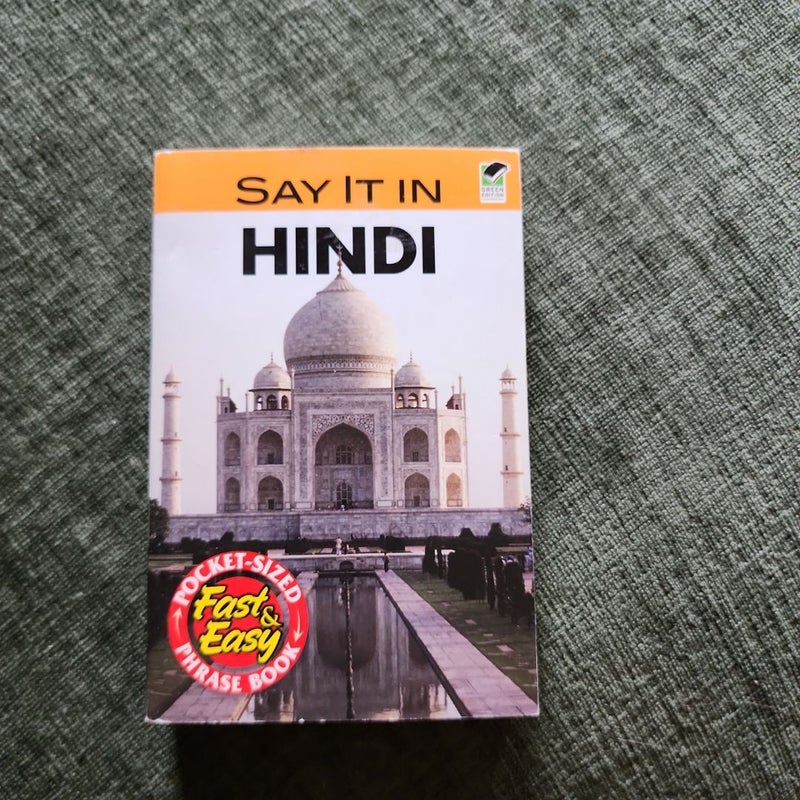 Say It in Hindi