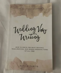 Wedding Vow Writing