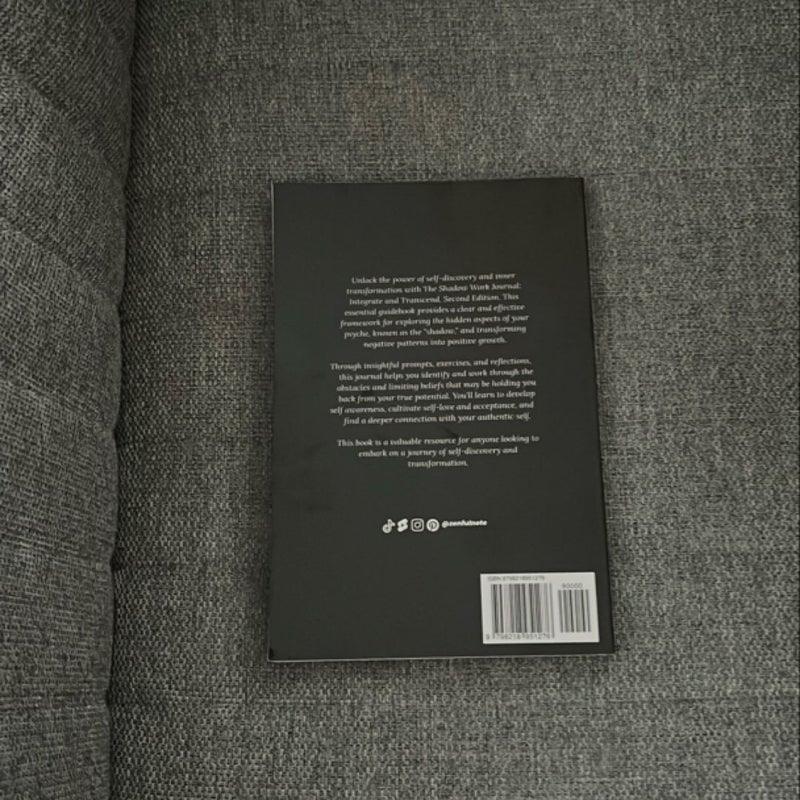 The Shadow Work Journal 2nd Edition: a Guide to Integrate and Transcend Your Shadows