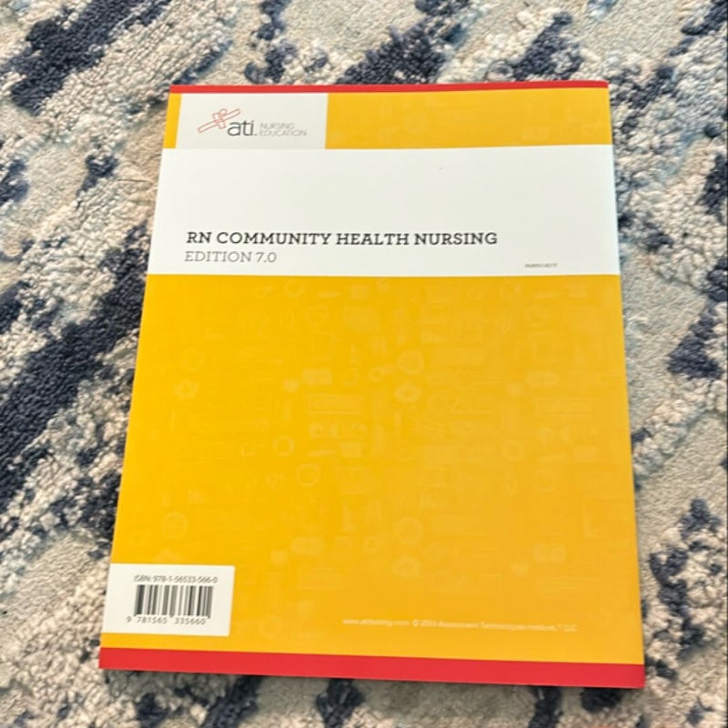 ATI RN Community Health Nursing Edition 7.0 by Assessment Technologies ...