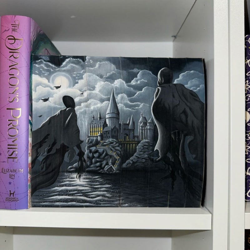 Harry Potter Bookset with custom painted edges