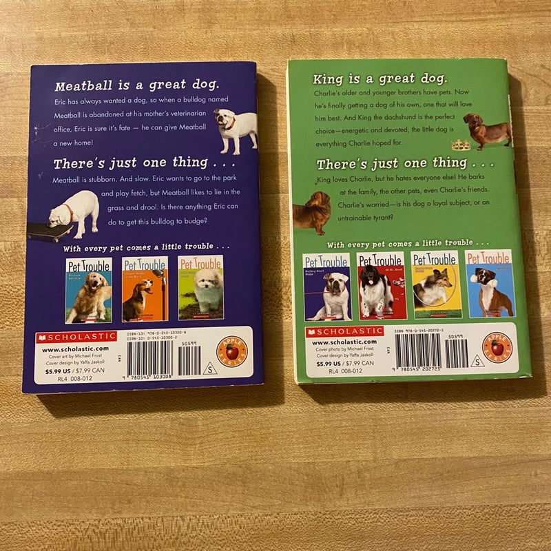 Pet Trouble Books Set of Two